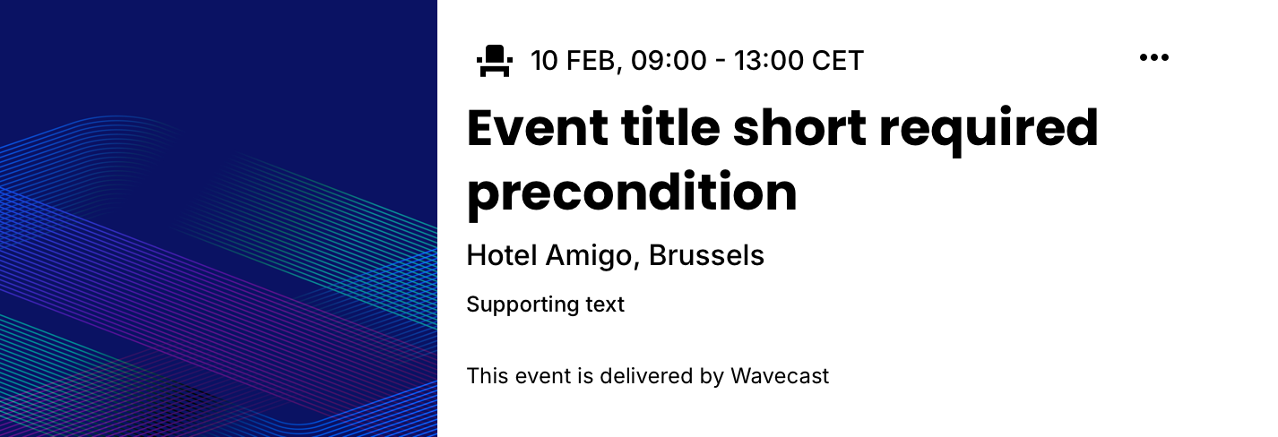 Square media container, Large, full data — uses Event Title_Short